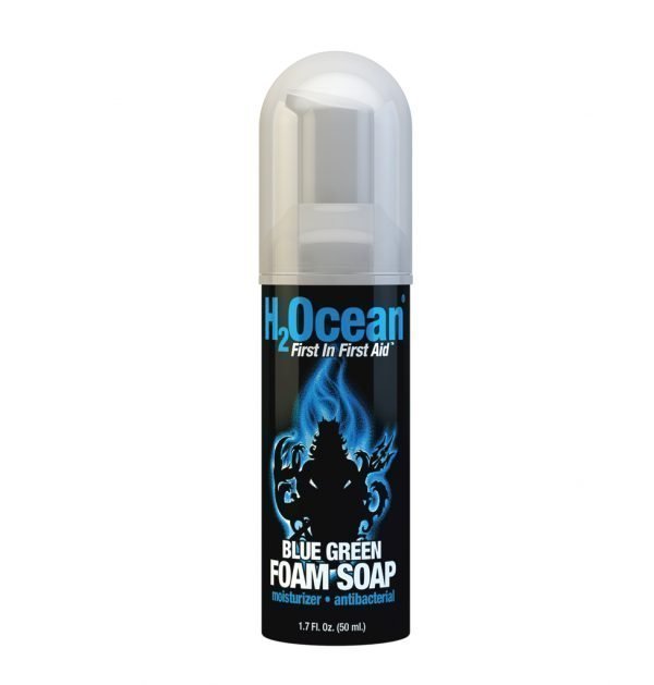 Blue Green Foam Soap H2Ocean